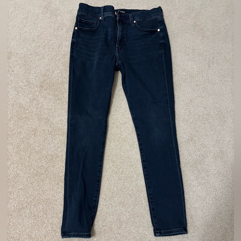 Women’s Express Dark Blue Skinny Jeans